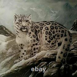 Charles Frace Snow Leopard # 2175/2500 Limited Rare Beautiful! Monnaie 1975