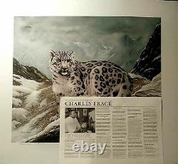 Charles Frace Snow Leopard # 2175/2500 Limited Rare Beautiful! Monnaie 1975