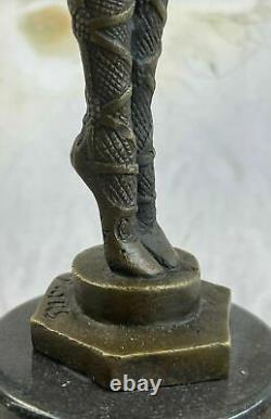 Chiparus Signé Rare Bronze Sculpture Art Déco Danseur Chaud Cast Figurine Statue