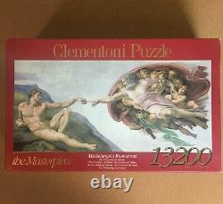 Clementoni 13200 La Création D'adam, Par Michelangelo Jigsaw Puzzle Rare Nouveau