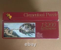 Clementoni 13200 La Création D'adam, Par Michelangelo Jigsaw Puzzle Rare Nouveau