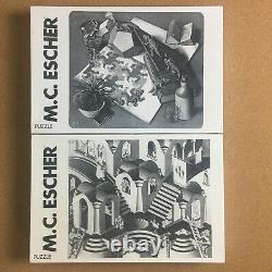 Collection M. C. Escher De 4 Rares Puzzles 1000 Pièces, Lot, Scellé, Neuf, Vintage