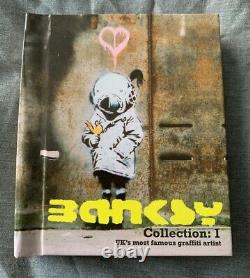 Collection de cartes postales Banksy 1 Livre de cartes postales Moedik Edition reliée 2009 Rare! EPUisé