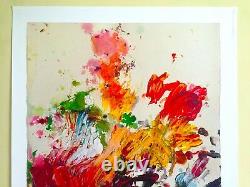 Cy Twombly Rare Abstract Expressionist Print Moderna Museet Exhibition Poster