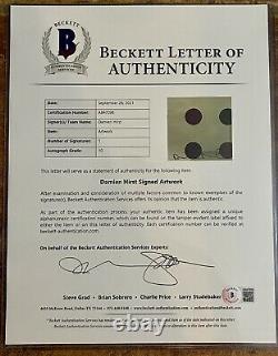 Damien Hirst Signed & Matted Opium Limited Edition 452/500 Cao Beckett Rare
