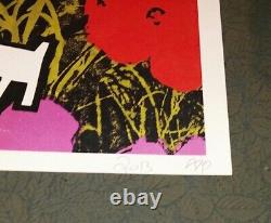 Death Nyc Ltd Ed Rare Signé Raw Art Print 45x32cm 2013 Andy Warhol Keith Haring