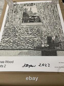 Estampes de Jonas Wood 2 - Signées, très rares, en main, prêtes à être expédiées - Comme neuves