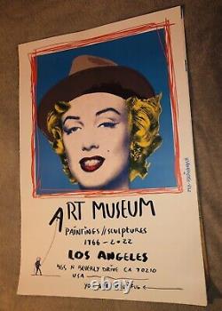 Exposition du Musée d'Art de Mr Brainwash : Affiche Imprimée de Marilyn Monroe 24x36, 309/500, Rare.