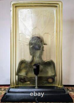 Galerie de la rare compulsion Fritz Lang Metropolis Robot Maria Lumière en étain et verre