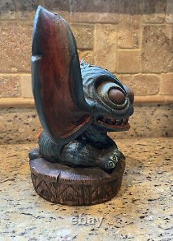 Geckoz Gecko South Sea Arts Stitch Disney Tiki Mug Kissé Par Pele #1 De 1 Rare