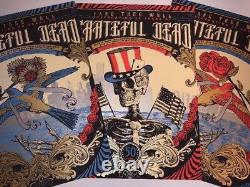 Grateful Dead Fare Thee Well Chicago Posters(3) Justin Helton Rare Vip Seulement