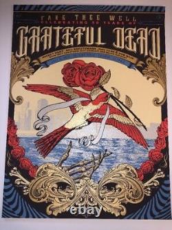 Grateful Dead Fare Thee Well Chicago Posters(3) Justin Helton Rare Vip Seulement