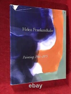 Helen FRANKENTHALER Peintures 1961-1973 Livre d'art rare Artiste new-yorkaise Abstrait