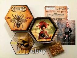 Honey Abeille Art Tarot Cartes Cartes Jeu Dire Fortune Raconter Rare Vintage Oracle Set