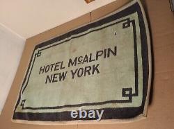 Hôtel McAlpin, New York City, Objet de collection très rare tapis/moquette Art Déco
