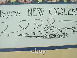 Jamie Hayes New Orleans Mardi Gras 1998 Très Rare Or Signé Artistes Preuve 1/1