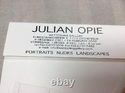 Julian Opie Galerie Wetterling : timbres d'art édition limitée et rare.