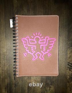 Keith Haring X Coachleather Journalsold Out Rare Street Art Note Book New