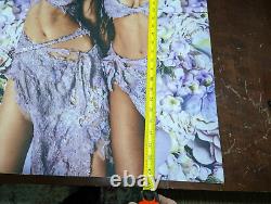Kylie & Kendall Jenner En Bikini Grande Bannière Oreiller Affiches 27 X 40 Rare