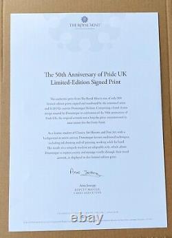 LGBTQ+ 50 ans de fierté 2022 Édition limitée très rare Imprimé Royal Mint