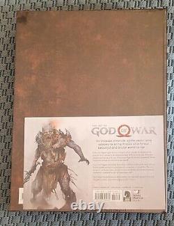 L'Art de God of War Édition Limitée Exclusive Hardcover Artbook RARE, SCELLÉ