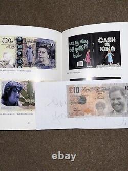L'argent Est King 2 Harry/megan DI Face Tenner. Boo Qui A Signé/rare Banksy