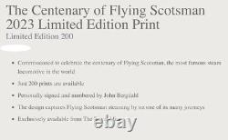 Le Centenaire De Flying Scotsman 2023 Edition Limitée Imprimer Rare No#61/200