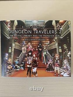 Les Dames de Dungeon Travelers 2 Calendrier Art Book 2015-2016 Atlus PS Vita RARE
