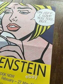 Lichtenstein Une rétrospective 2013 Tate Modern Affiche officielle de l'exposition RARE