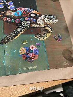 Louis Masai'turtle Love Affair', 2022 Ltd. Édition Imprimer Rare