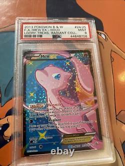Mew Ex Rc24/rc25 Pokemon Legendary Treasures Full Art Ultra Rare Psa 9 Mint