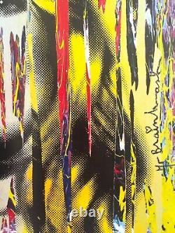Monsieur Cerveau Laver Kate Moss Rare Authentique Lithographie Impression Iconique Affiche d'Art Pop