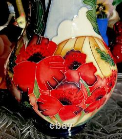 Moorcroft Forever England Vase Rare 49/9 de Vivky Lovatt en EUC
