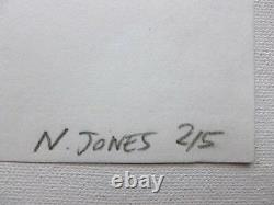 Neal Jones Tree Rare Signed & Numéroed Boodblock Print 2/5 L-13 Galerie