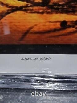 New Large Rare Edition Limitée Imprimer 24/25'imperial Skull' Chartfords