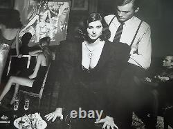 Noir Et Blanc Érotique Helmut Newton Vogue Photo Imprimé Nu Poster Rare Encadré
