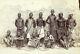 Nouveau Canvas/paper Choquant De Rare Photo Zanzibar Groupe De Prisoners En Chaîne