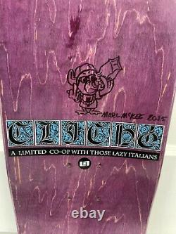 Nouveau Cliche Dernière Cène Skateboard Deck Nos Très Rare Mckee Signé Puig Hiver