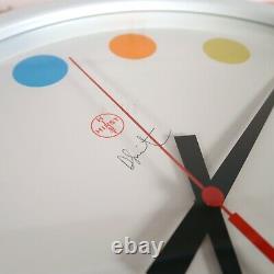 Nouveau Damien Hirst Spot Clock Large Face 35cm Rare Art Autres Critères Horloge Murale