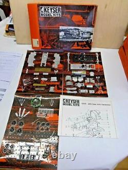 Nouveaux kits de modèles rares Keyser en métal H0 Locomotive Duke 4-4-0 Gwr Art. L24 Boîte Originale
