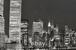 Photo imprimée des Twin Towers de Ralf Uicker dans un cadre en verre rare.