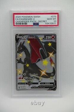 Pokemon Champion’s Path Shiny Charizard V 079/073 Full Art Secret Rare Psa 10