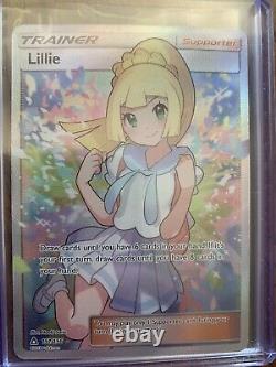 Pokemon Tcg Lillie 151/156 Full Art Trainer Secret Rare Ultra Prism Lp Menthe
