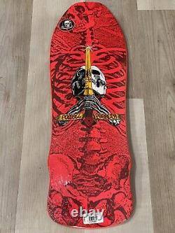 Powell Peralta Pink Skull & Sword Geegah Rare Skateboard Deck Nouveau