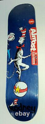Presque Dr. Seuss Cat Ball One Fish Rodney Mullen Skateboard Deck 7.87 R7 Rare