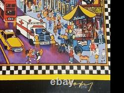 ROXY Signé Authentique 1997 New York Paillettes Édition Limitée Art RARE HC #29/100