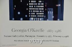 Radiator Building, Night, New York Georgia O'keeffe National Gallery Affiche Rare