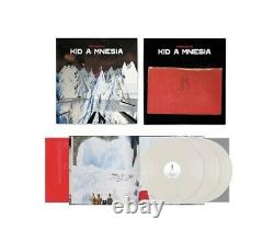 Radiohead Kid A Mnesia Scarry Cream 180g Vinyl 3 Lp + Art Book Set Rare Presale