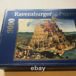 Rare! 9000 Photos Ravensburger Jigsaw Puzzle Tower Of Babel Made In MID 90s