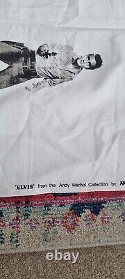 Rare. Andy Warhol Elvis Presley Cowboy. Imprimé sur tissu par Andrew Martin.